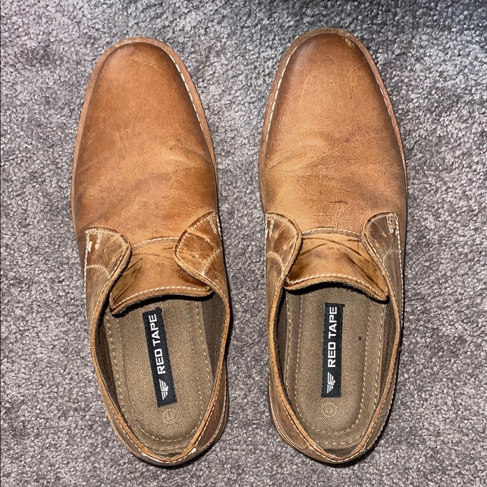 Mens Red Tape Leather Shoes